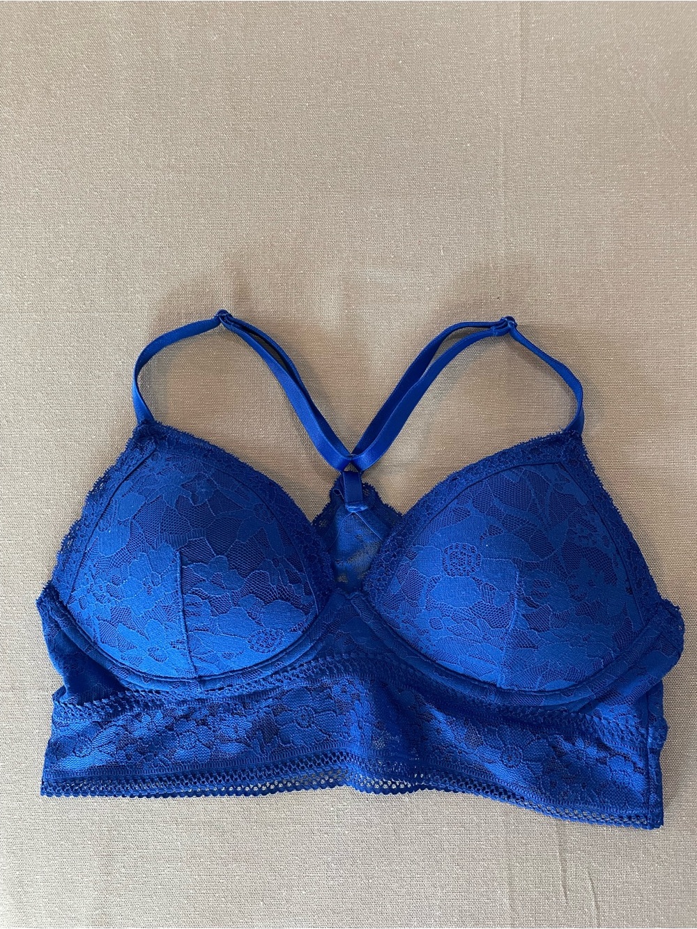 Victoria's Secret Royal Blue Lace Bralette